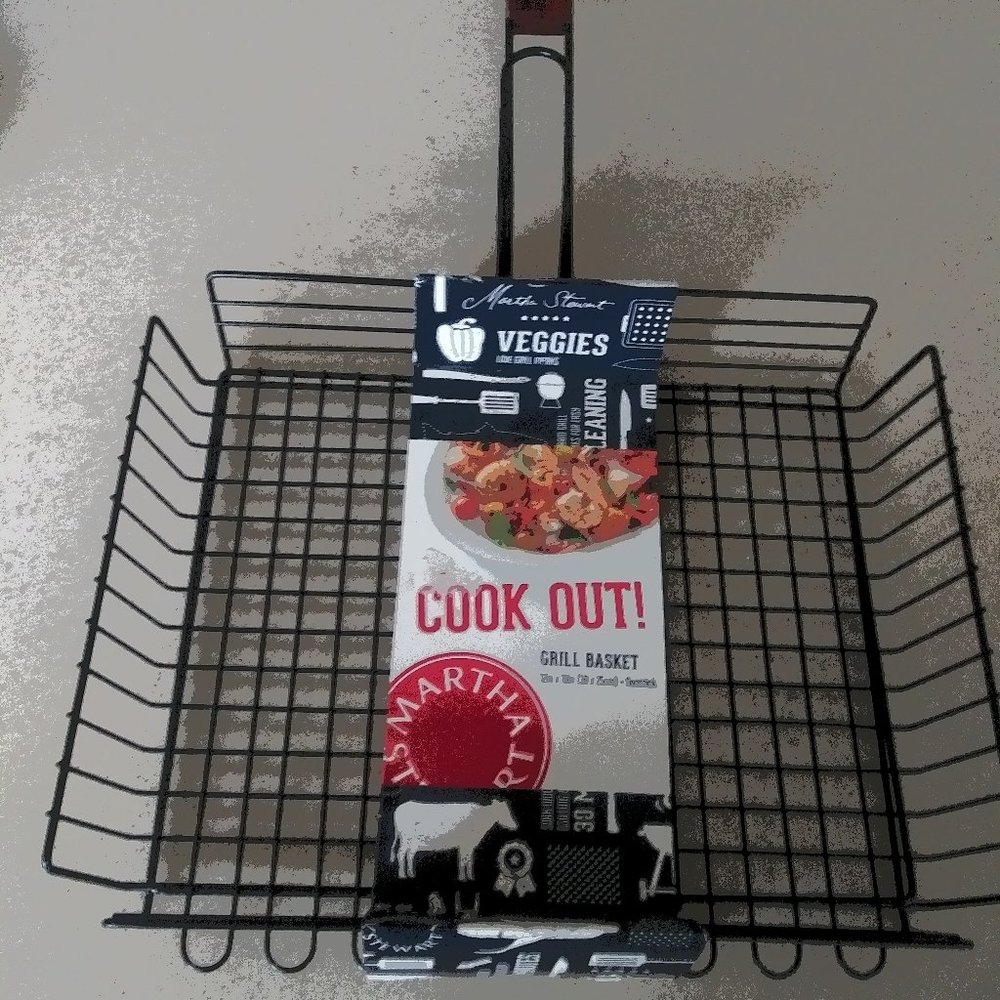 New Martha Stewart Grilling Basket